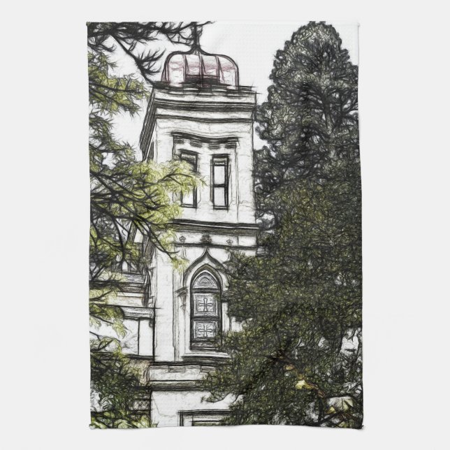 Sanctuary Amongst the Trees  Kitchen Towel (Vertical)
