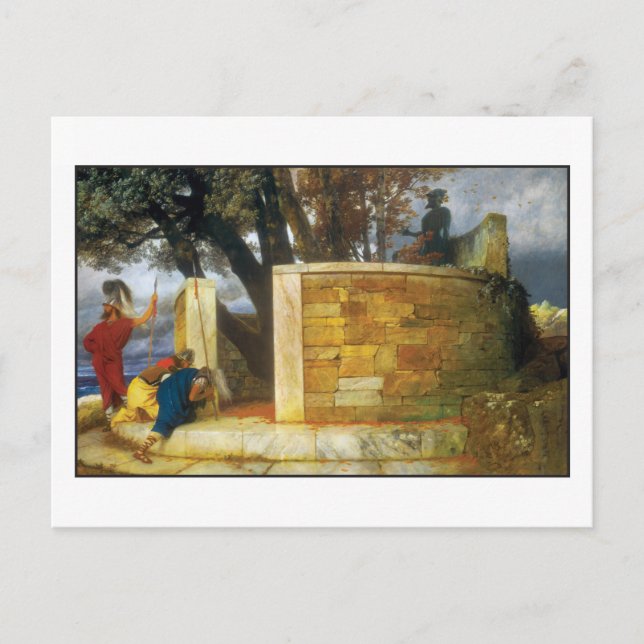 Sanctuary of Hercules by Bocklin Postcard (Front)
