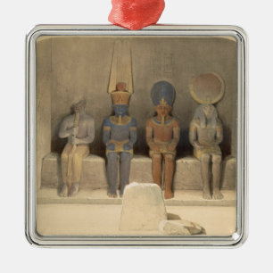 Sanctuary of the Temple of Abu Simbel, from "Egypt Metal Ornament