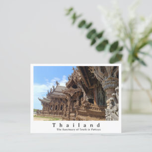 Sanctuary of Truth, Pattaya, Thailand Postcard