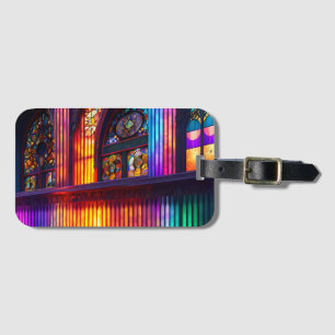 Sanctuary Rainbow Church Artistic Luggage Tag