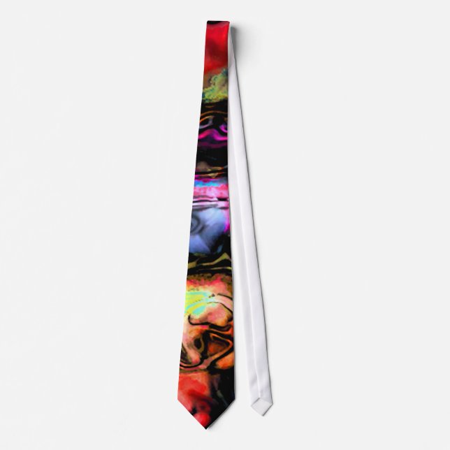 Sand Abstract Tie (Front)