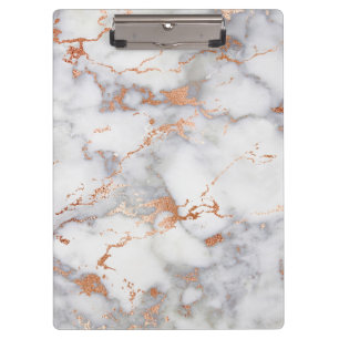 Sand Accents and White Abstract Pattern Clipboard