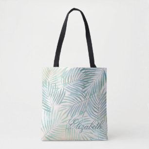 Sand and Palms Beach Wedding Tote Bag