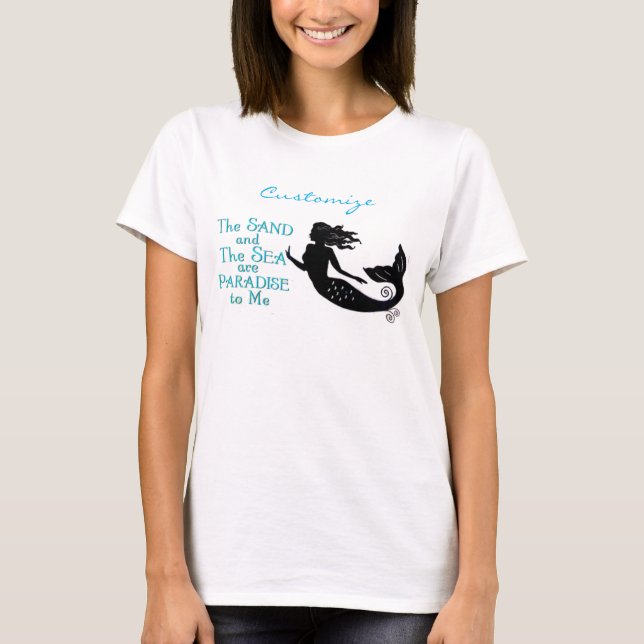 Sand and Sea Beach Mermaid Thunder_Cove T-Shirt (Front)
