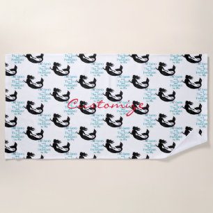 Sand and Sea Beach Mermaid Thunder_Cove Towel