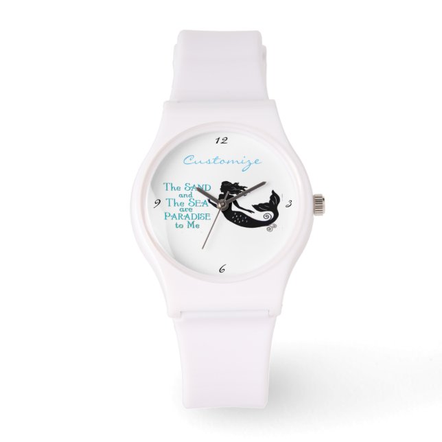 Sand and Sea Beach Mermaid Thunder_Cove Watch (Front)