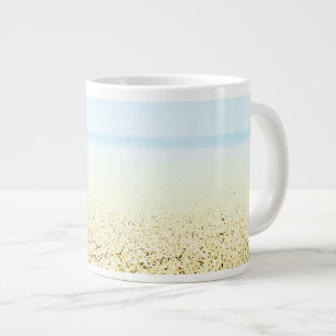 Sand and Sea Calm Coastal Large Coffee Mug