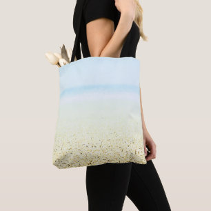 Sand and Sea Calm Coastal Tote Bag