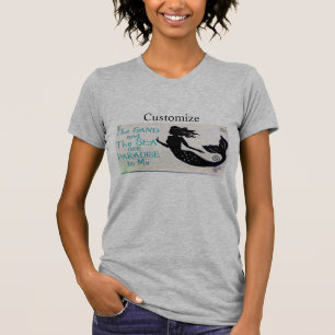 Sand and sea mermaid  T-Shirt