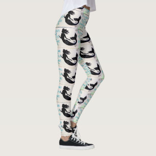 sand and sea mermaids leggings