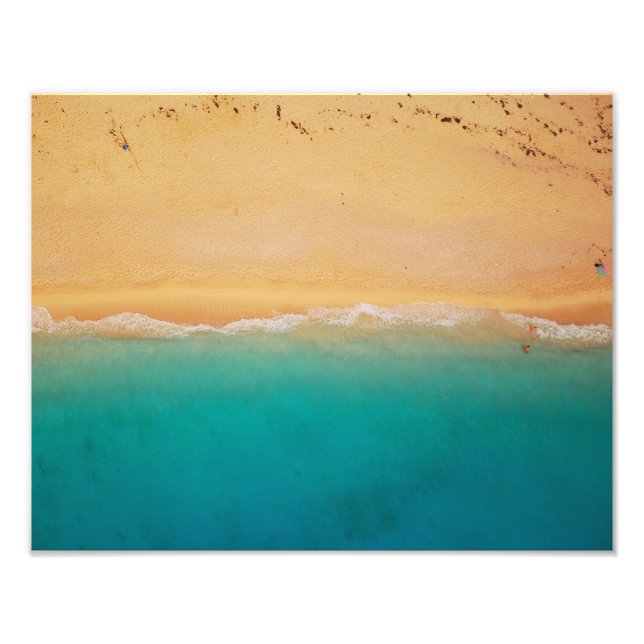 Sand and Sea Shoreline Photo (Front)