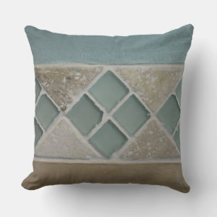 Sand And Sea Throw Pillow