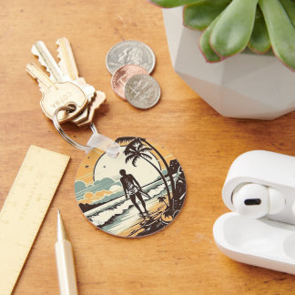 Sand and Surf Keyring