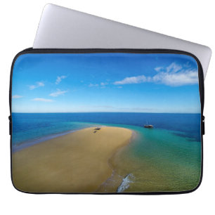 Sand Bar And Dhow Ibo Island, Mozambique Laptop Sleeve