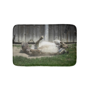 Sand Bathing Donkey Bath Mat