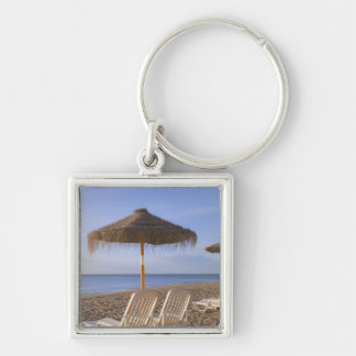 Sand Beach Chairs with Umbrella Keychain