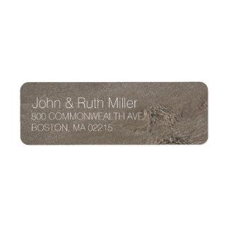 Sand Beach Modern Return Address Labels