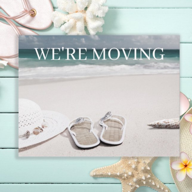 Sand Beach Ocean Change of Address Announcement (Creator Uploaded)