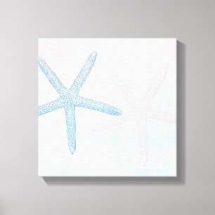 Sand Blue Starfish Canvas Print