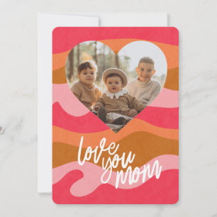 Sand Box Abstract Mother's Day Greeting Card