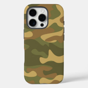 Sand Brown Camo iPhone 16 Pro Case