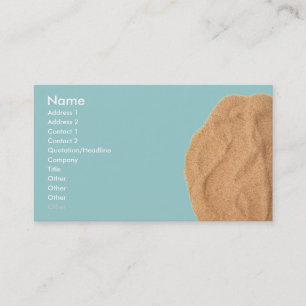 Sand Business Card