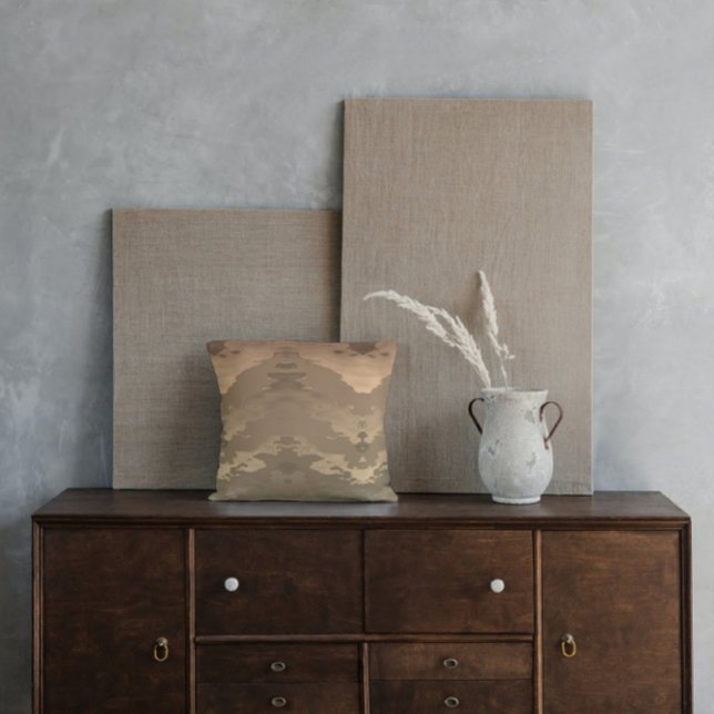  Sand Camo pattern    Throw Pillow (Creator Uploaded)