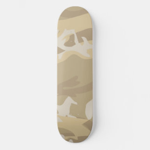 Sand Camouflage Skateboard