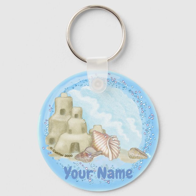 Sand Castle  keychain (Front)