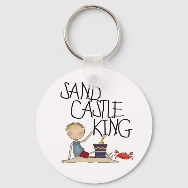 SAND CASTLE KING KEYCHAIN (Front)