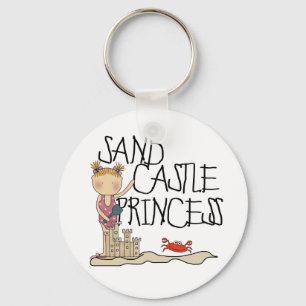 SAND CASTLE PRINCESS KEYCHAIN