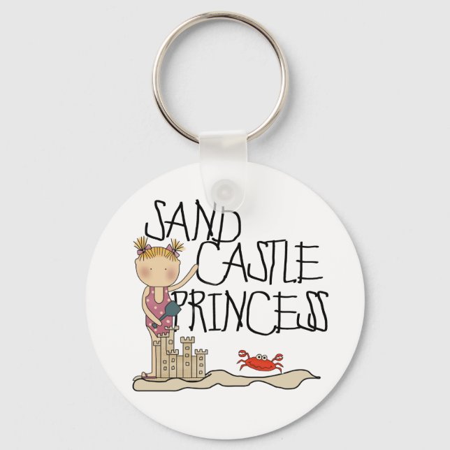 SAND CASTLE PRINCESS KEYCHAIN (Front)