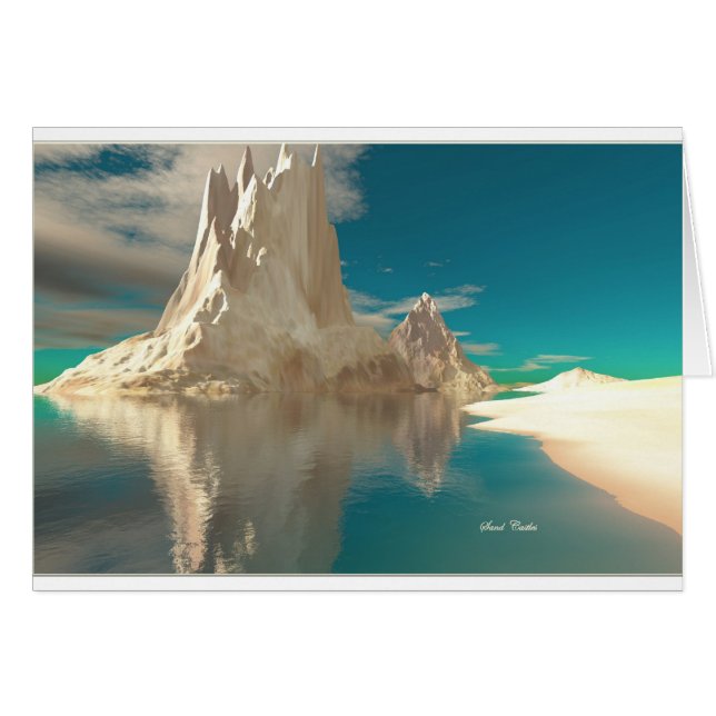 SAND CASTLES BLANK CARD (Front Horizontal)
