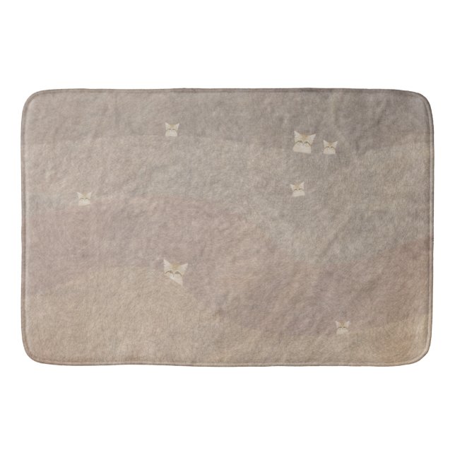 Sand Cats Bathmat (Front)