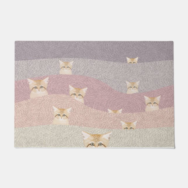 Sand Cats Doormat (Front)