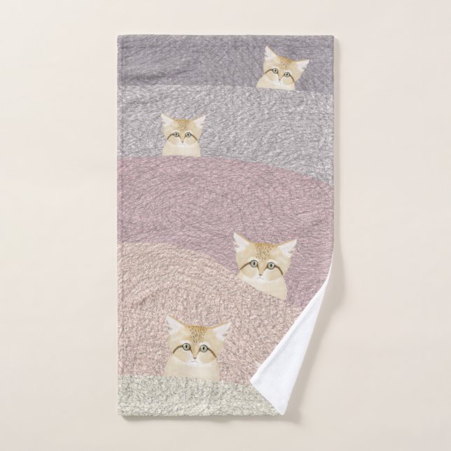 Sand Cats Hand Towel (Hand Towel)