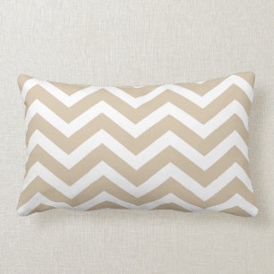 Sand Chevron toss pillow