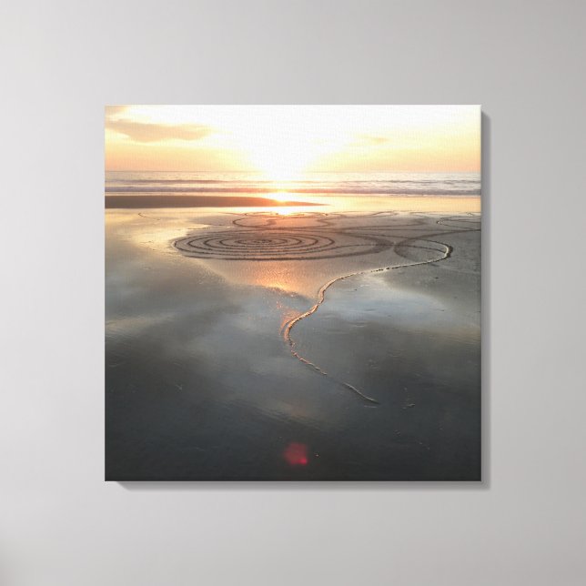 Sand Circle Canvas #1 (Front)