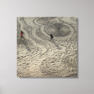 Sand Circle Canvas #3 Print
