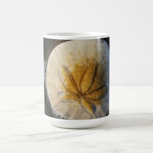 Sand Dollar and Surf Beach Photo Coffee Mug