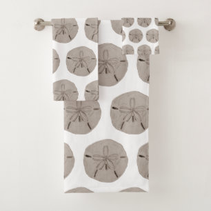 Sand Dollar Beach Bath Towel Set