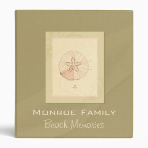 Sand Dollar Beach Binder - 1" (dk Sand)