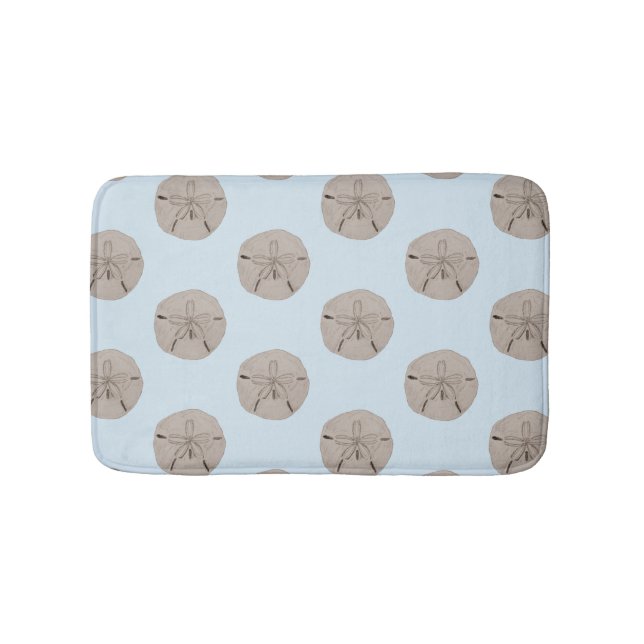Sand Dollar Beach House Bath Mat (Front)