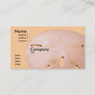 Sand Dollar Business Card