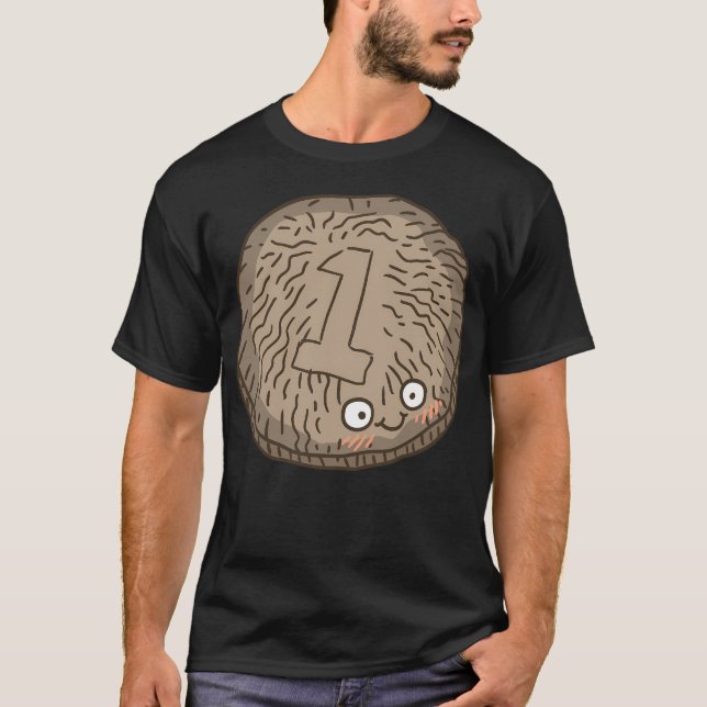 Sand Dollar Cute. T-Shirt (Front)