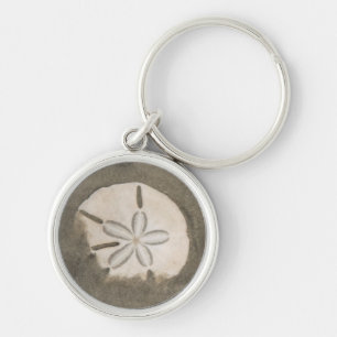 Sand dollar (Echinarachnius parma) Keychain