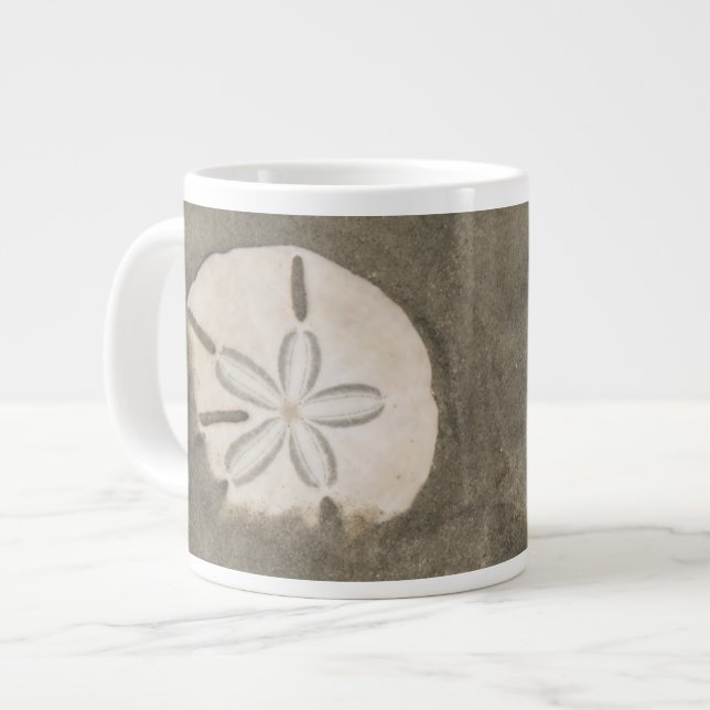 Sand dollar (Echinarachnius parma) Large Coffee Mug (Front Left)