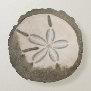 Sand dollar (Echinarachnius parma) Round Pillow