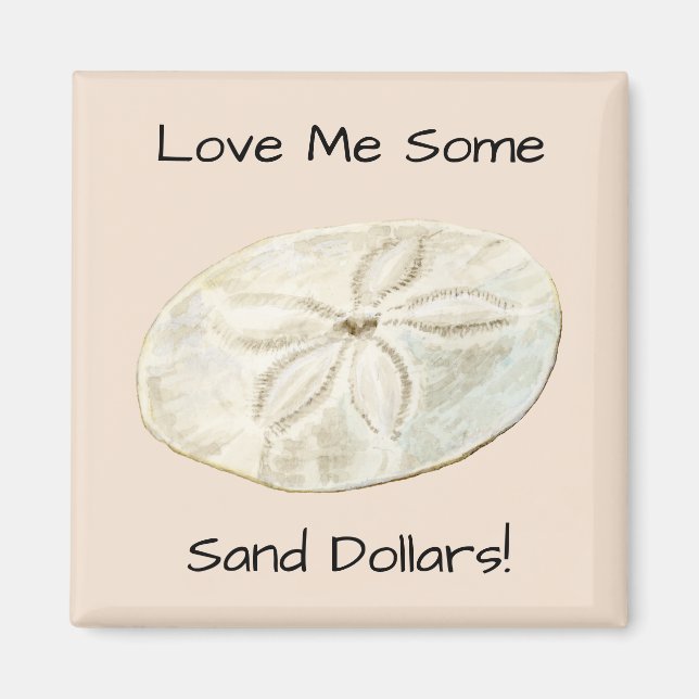 Sand Dollar Magnet (Front)